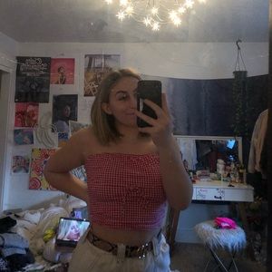 brandy melville europe picnic tube top